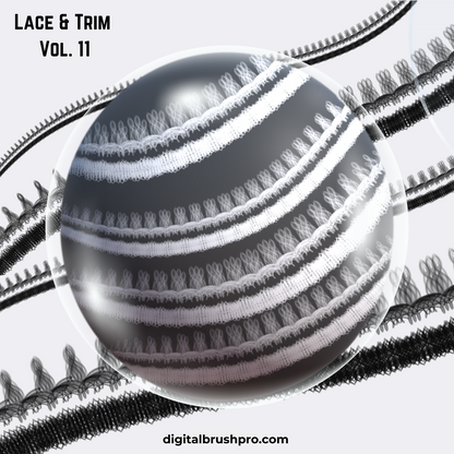 Lace & Trim Vol 11 Brush Set for Procreate