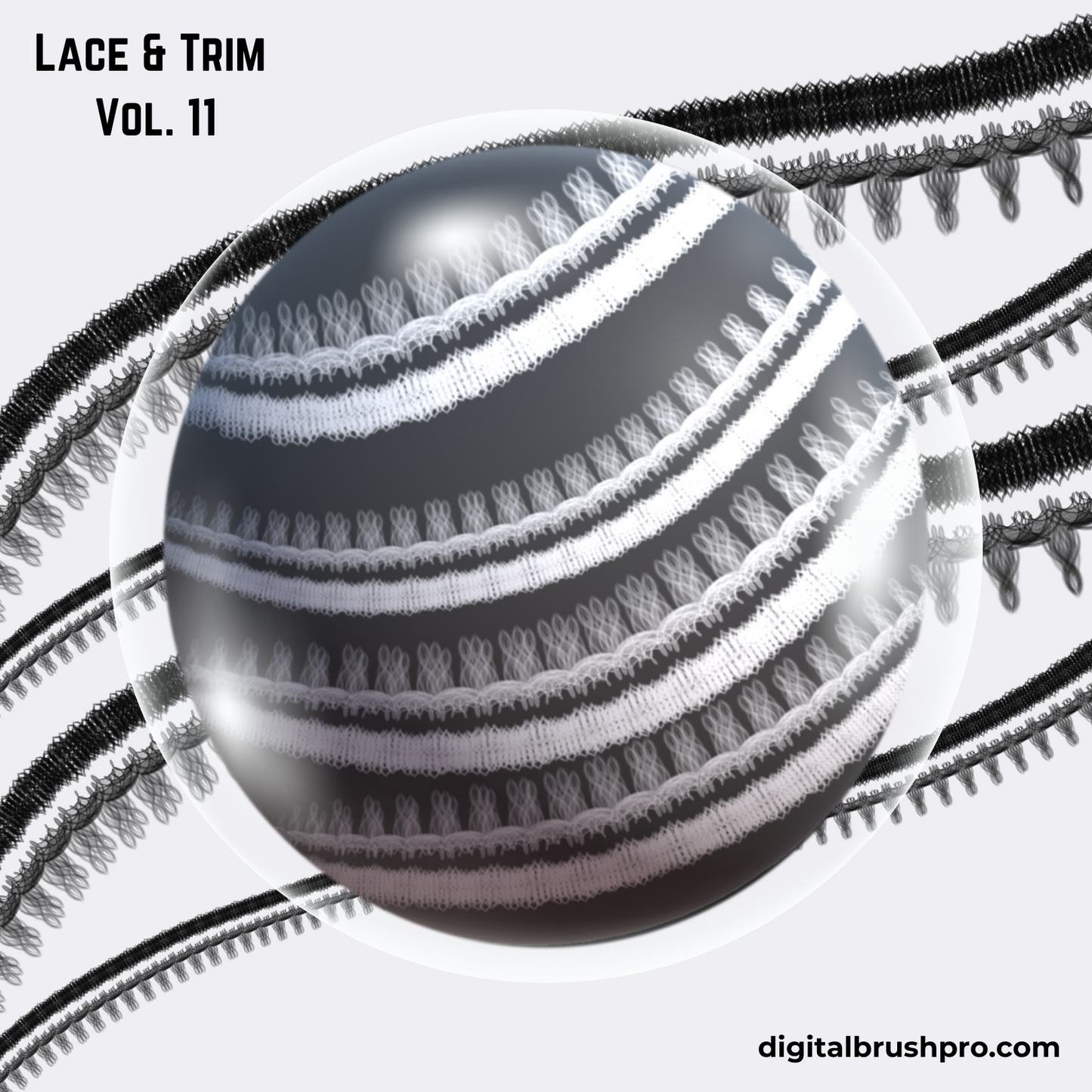 Lace & Trim Vol 11 Brush Set for Procreate